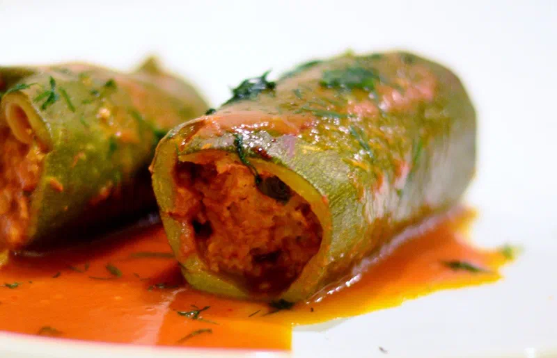 KABAK DOLMASI, czyli faszerowana cukinia